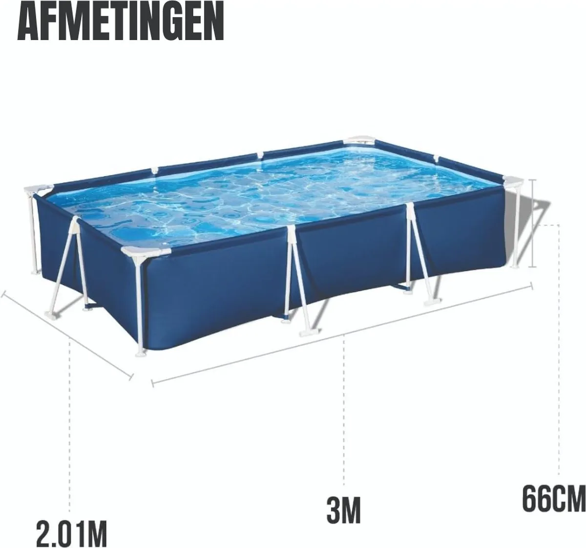 Bestway Steel Pro Zwembad 280cm - 4.68m³ - Multikleur