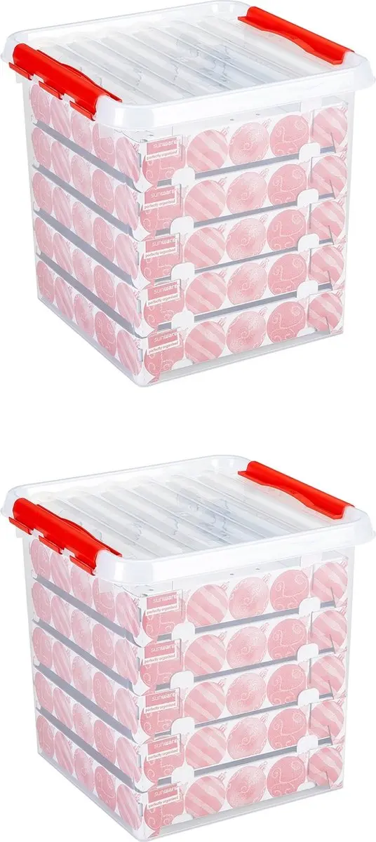 Sunware Q-line Kerstballen Opbergbox 38L