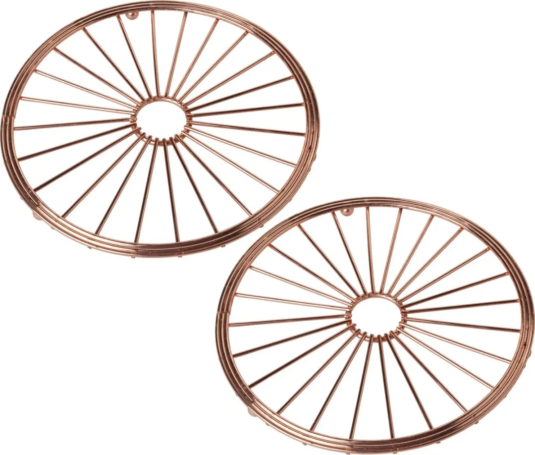 Cosy&Trendy Ronde Pannenonderzetters Metaal Koper 20cm