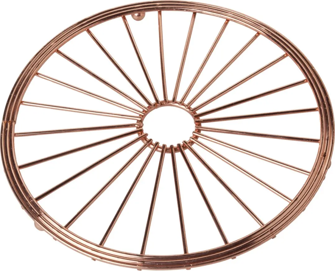 Cosy&Trendy Ronde Pannenonderzetters Metaal Koper 20cm