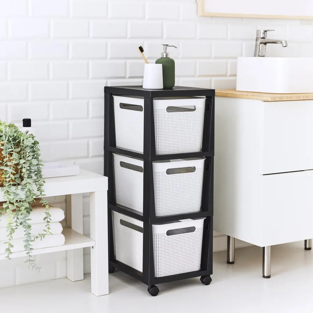 Rotho Brisen Ladekast 3x16L - 48L - Wit