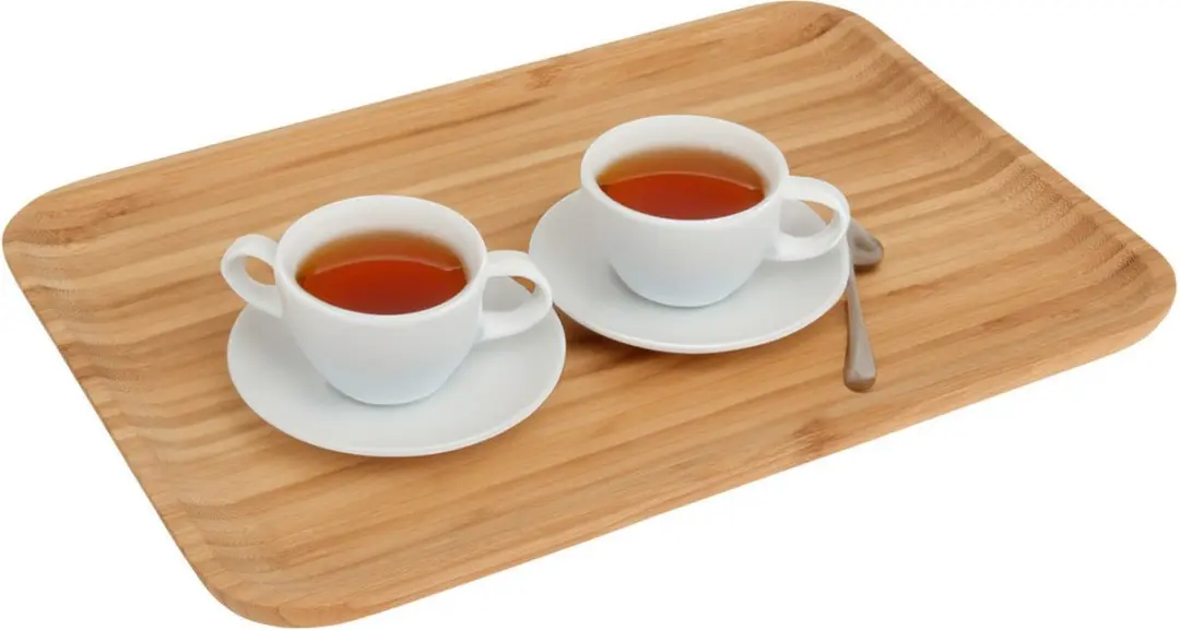Excellent Houseware Keuken Serveer Dienblad Bamboe 33x23cm