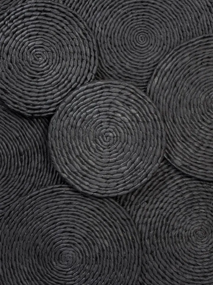 Serax Surface by Sergio Herman Onderlegger Hyacint M - Ø26cm - Zwart