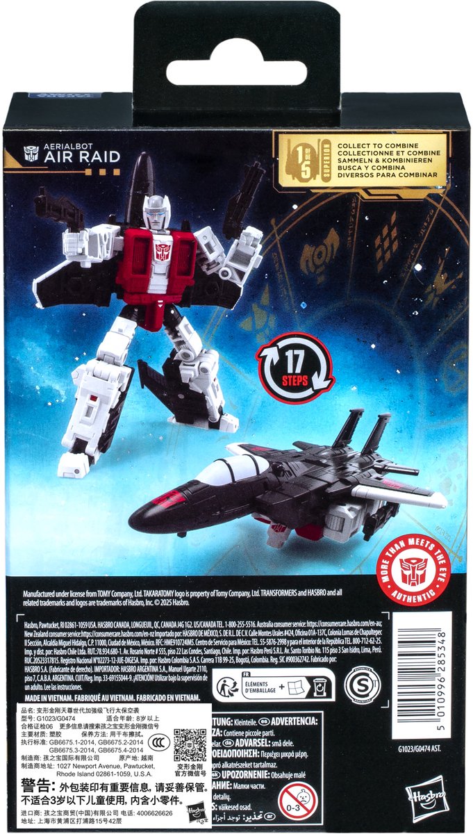 Hasbro Transformers Aerialbot Air Raid - Deluxe class van 12 cm - 5010996285348