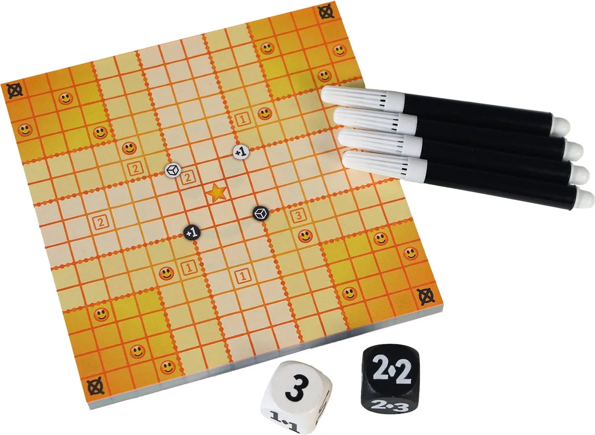 999 Games Dobbel Vouwen - Dobbelspel 999-DOB01 - Multikleur