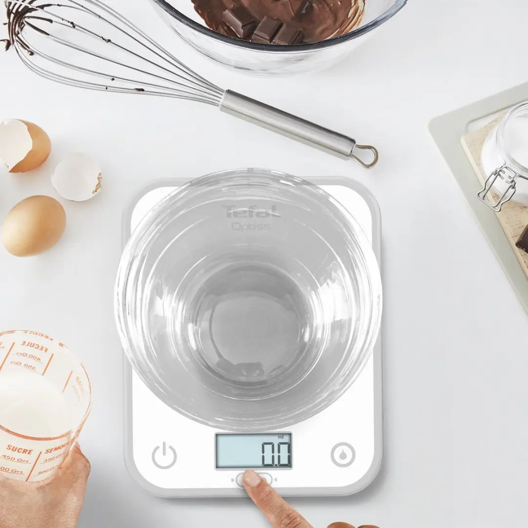 Tefal Optiss BC50U0 Keukenweegschaal - 5 kg - Wit