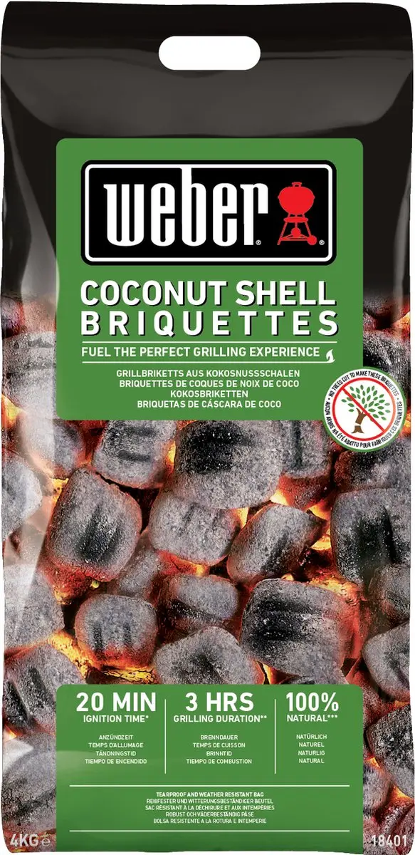 Weber Kokosbriketten 4kg