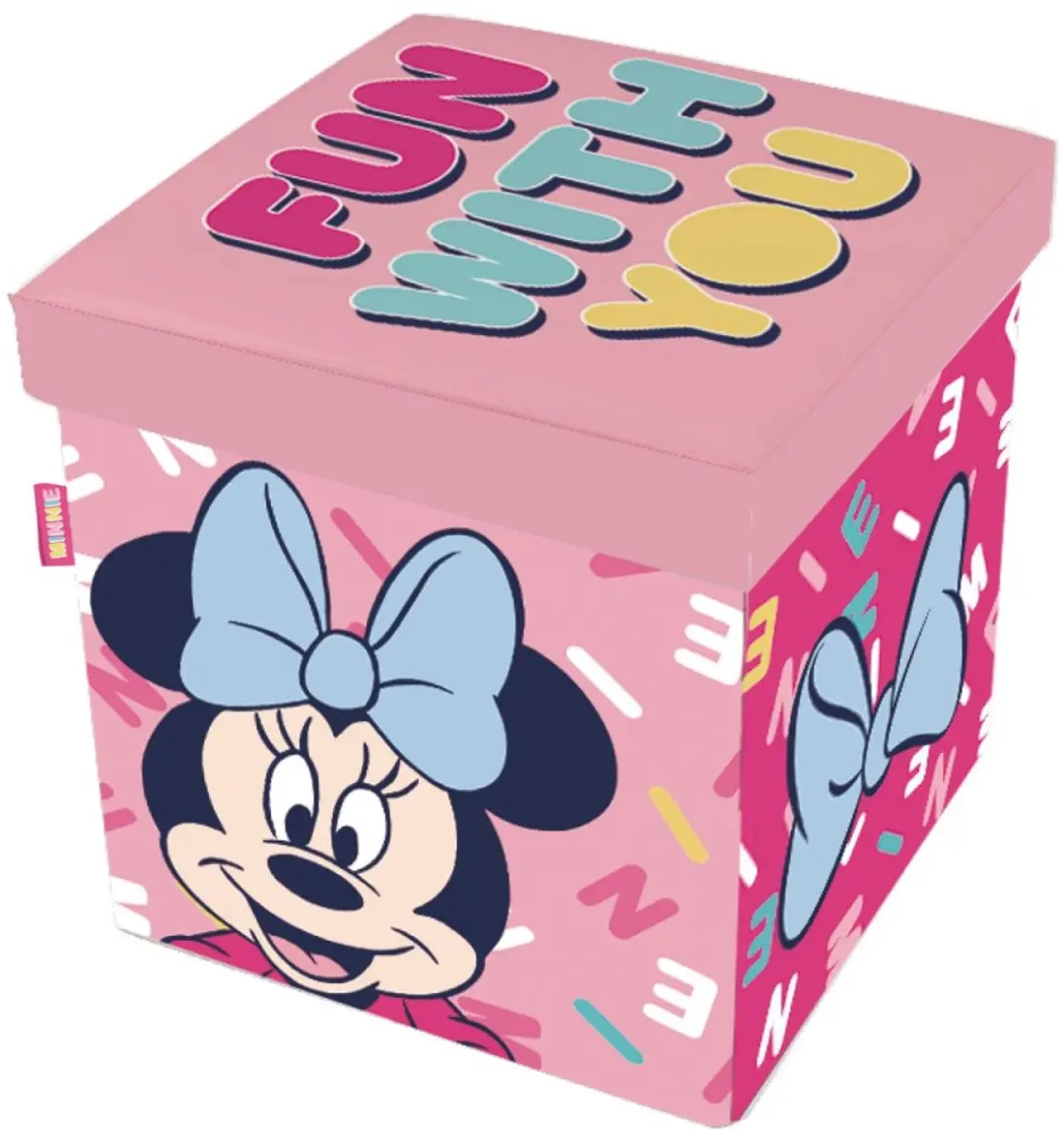 Disney Minnie Kruk 30x30x30cm - Roze