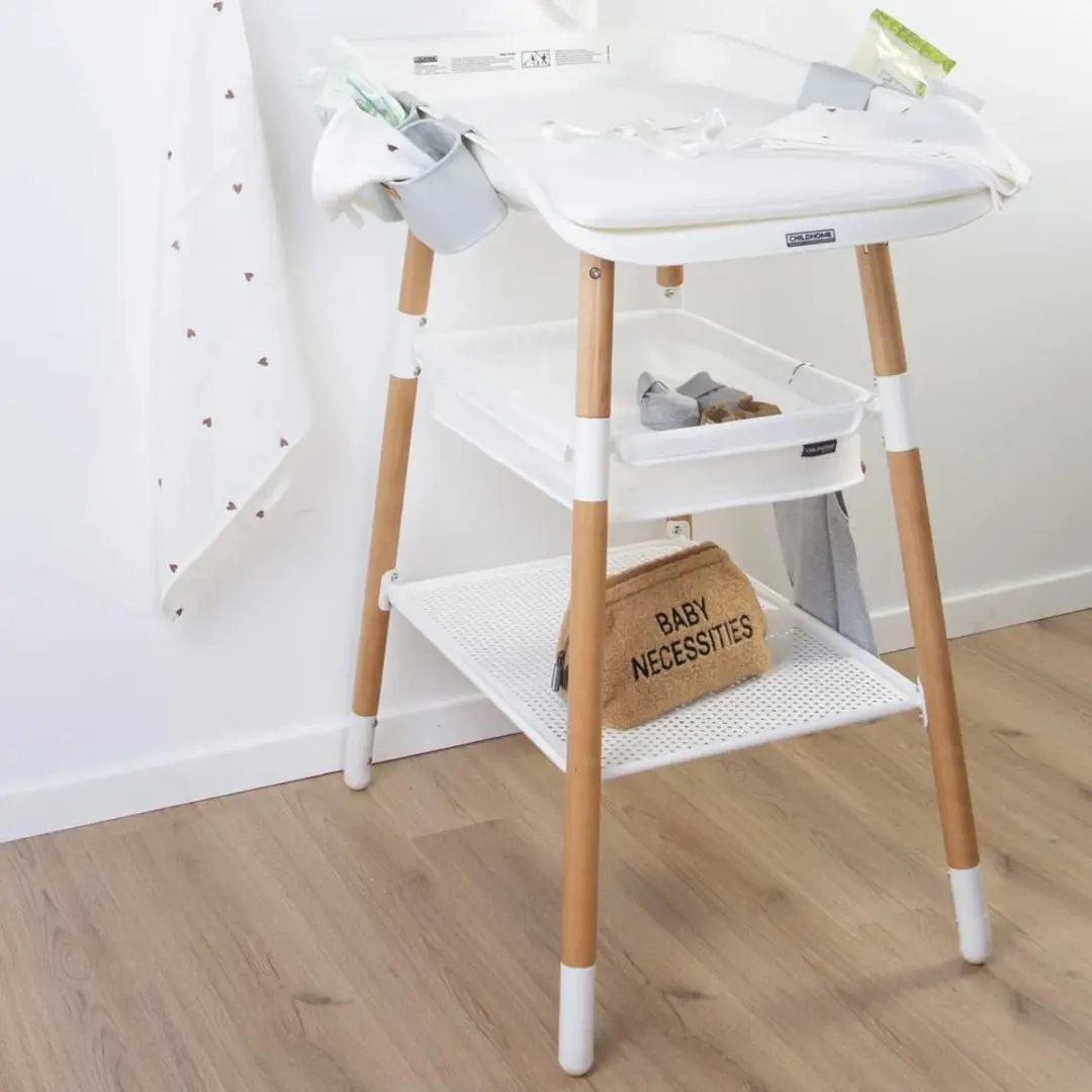 Childhome Set van 3 Hangmandjes - Lichtgrijs