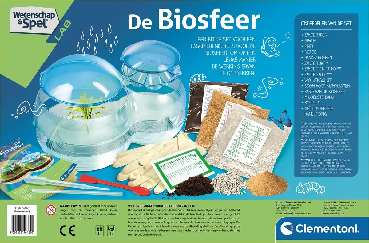 Clementoni De Biosfeer Experimenteerdoos Wetenschapslab - 56160