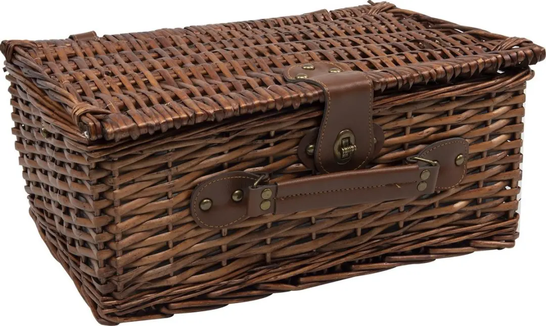 Svenska Living Picknickmand 21-delig - 4 Personen - Rood/Blauw