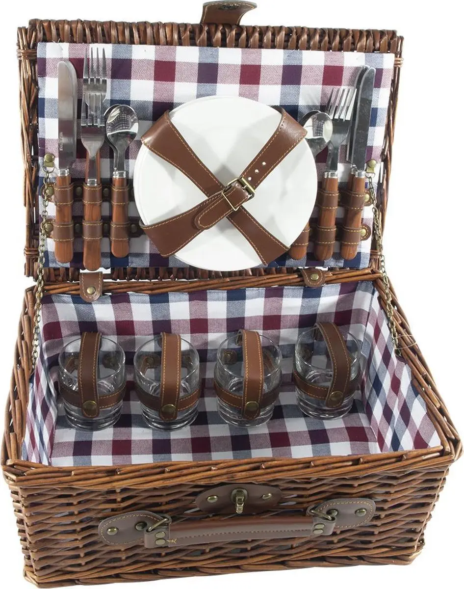 Svenska Living Picknickmand 21-delig