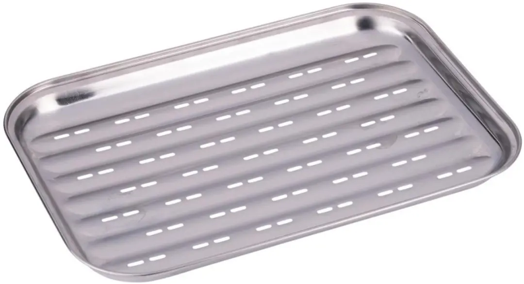 Alpina BBQ Grillschalen 34x24cm - 5 Stuks - Zilver