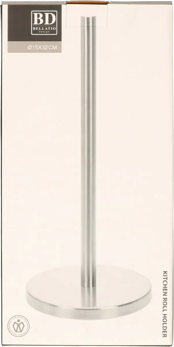 Bellatio Design Keukenrolhouder RVS 32cm - Zilver
