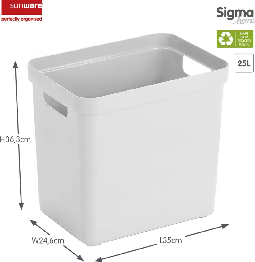 Sunware Sigma Home Opbergbox 25L - Wit