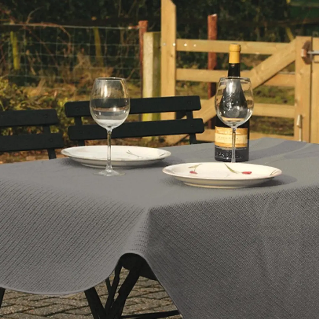 Wicotex Margherita Tafelkleed rond - 160cm - Grijs