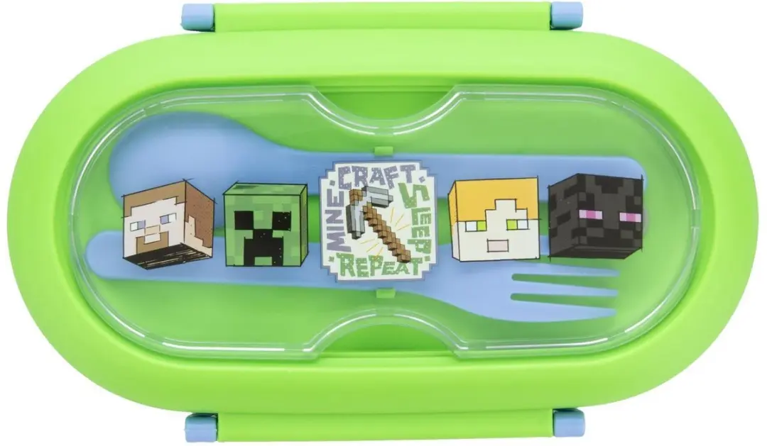 Paladone Minecraft Lunchtrommel PP14878MCF - Blauw/ Groen