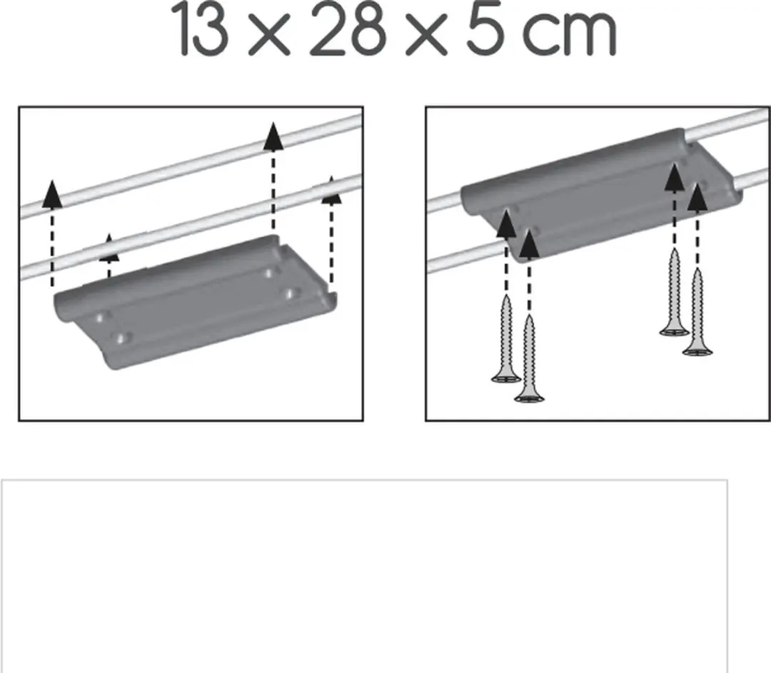 Metaltex Uitschuifbaar Mokkenrek MT-0636493795 - Grijs