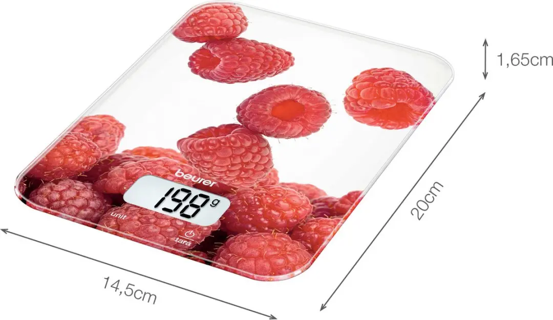 Beurer KS 19 Berry Digitale Keukenweegschaal 5kg - Framboos