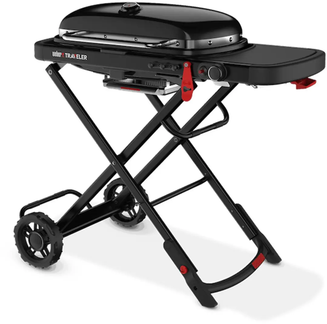 Weber Traveler Stealth LP Gas BBQ - Zwart
