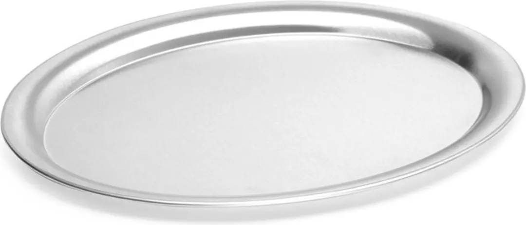 HENDI Ovaal Koffieplateau RVS 285x220mm