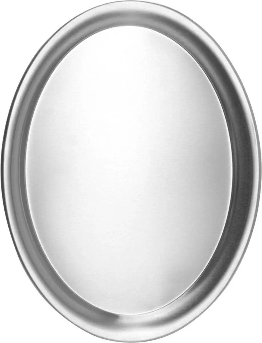 HENDI Ovaal Koffieplateau RVS 285x220mm - 25 Stuks