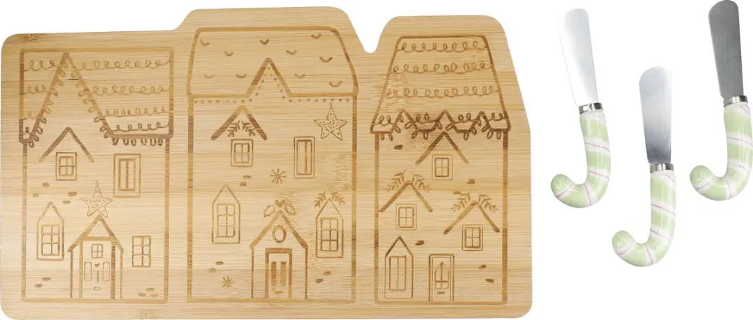 KitchenCraft Kaasplank met Messen