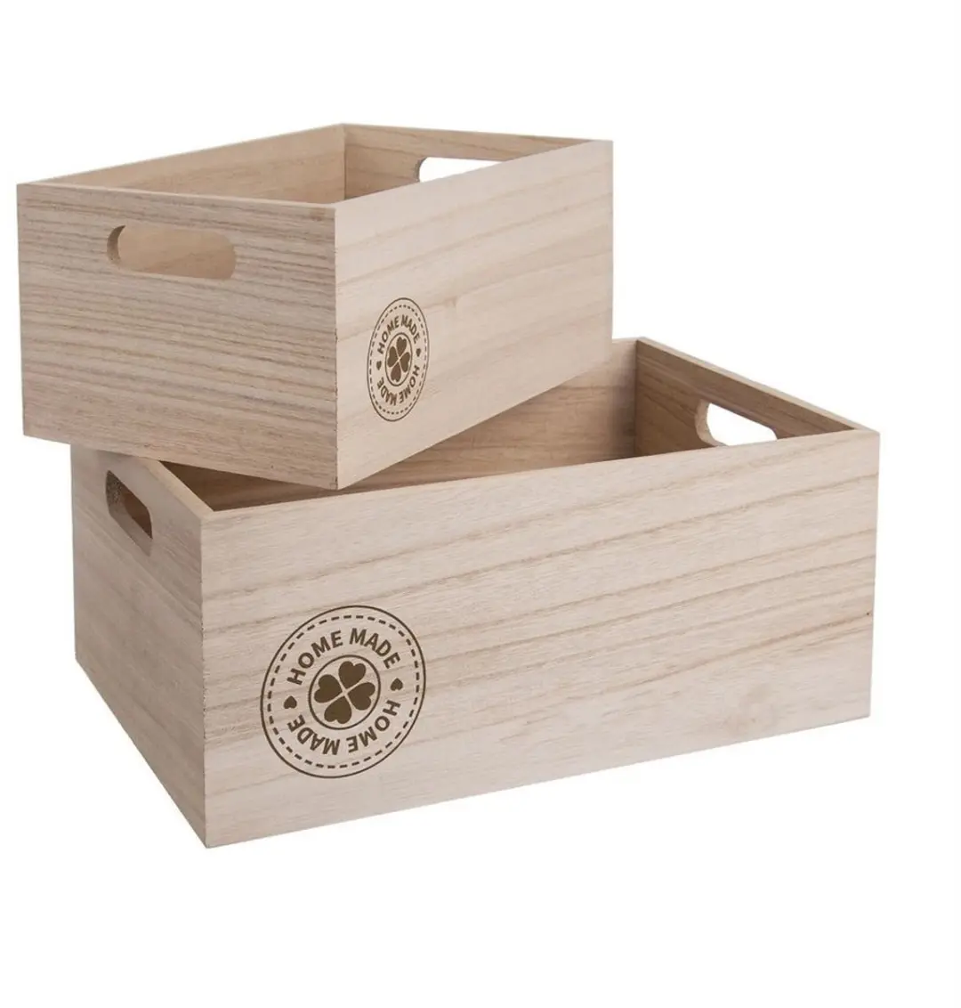 Orion Houten Opbergkist 26x16x11cm - Handvatten