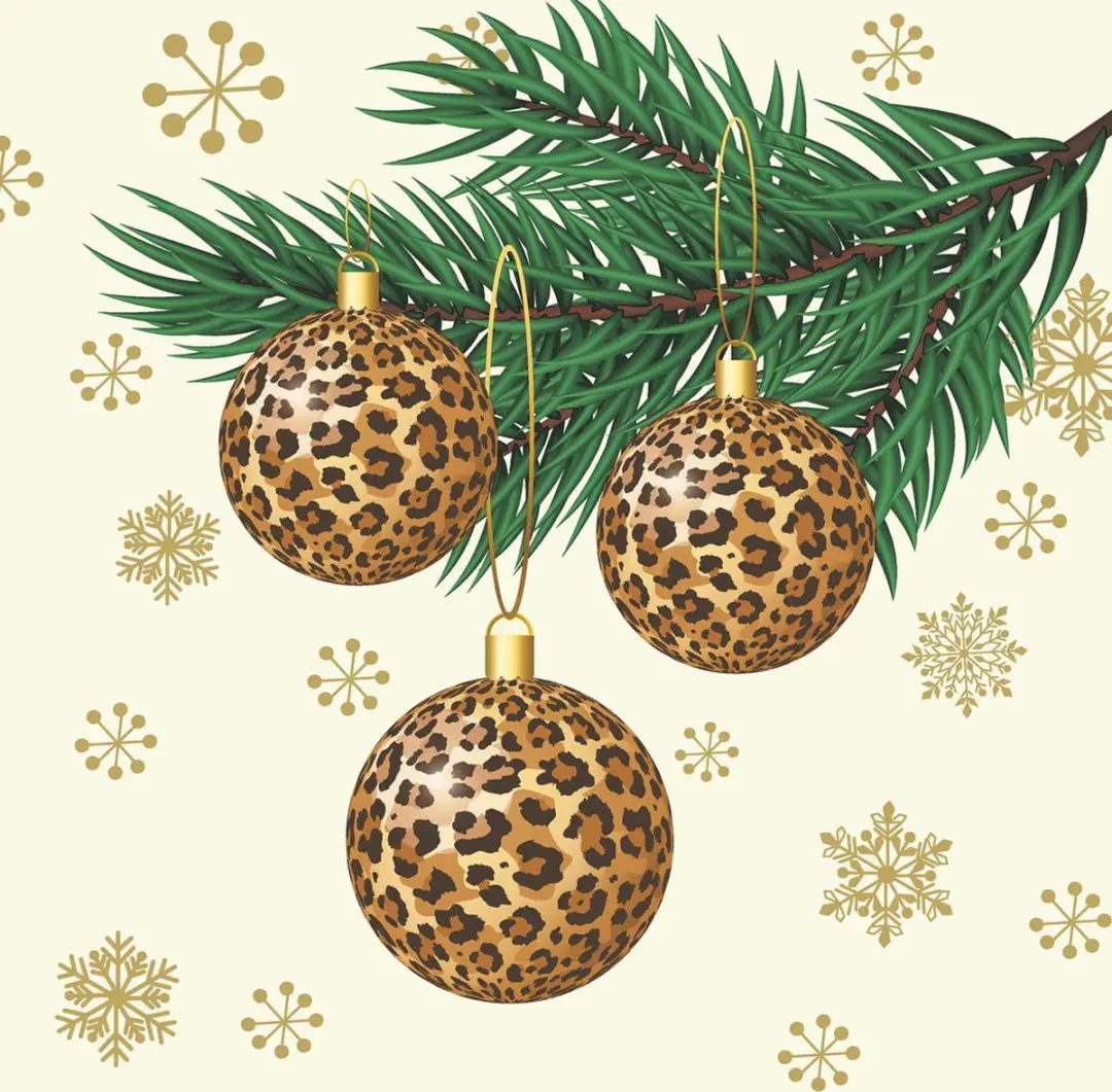 Duni Kerst Tafelservetten 33x33cm