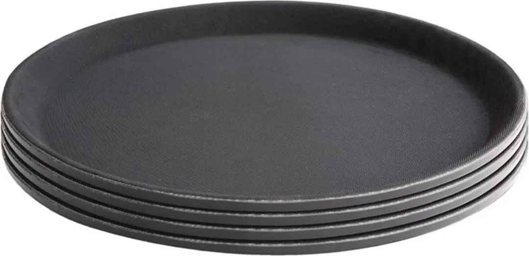 Olympia Kristallon Horeca Dienblad Ø35,6cm - Zwart