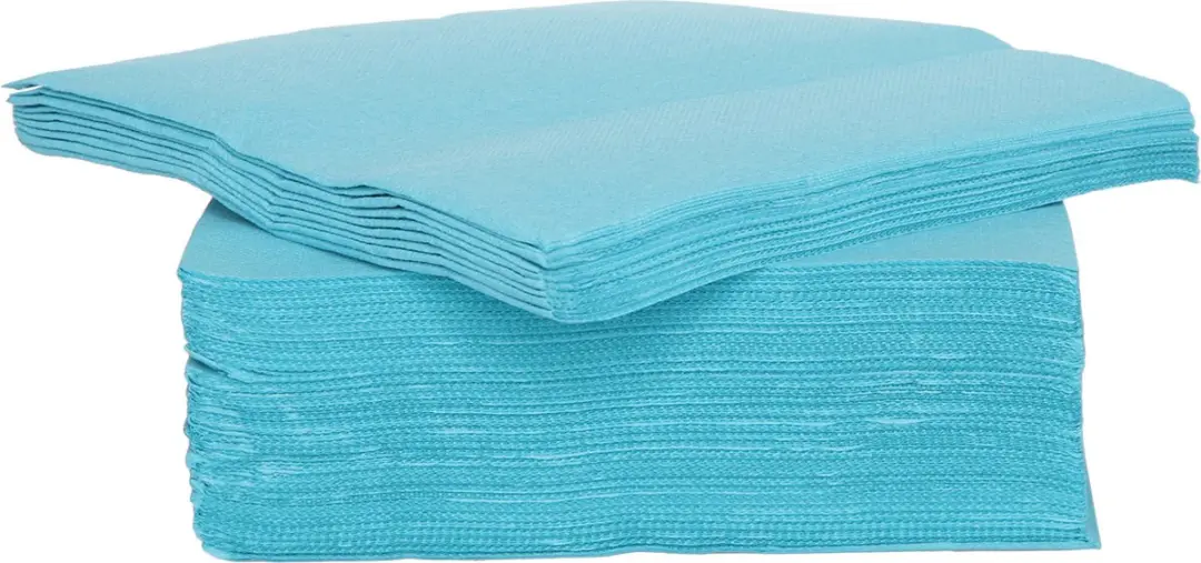 Cosy&Trendy Luxe Servetten Turquoise 2-laags