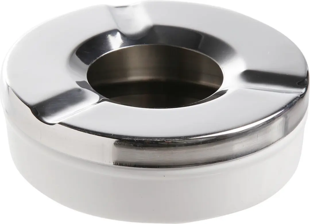 Cosy&Trendy Terrasasbak Zilver RVS - 2 Stuks