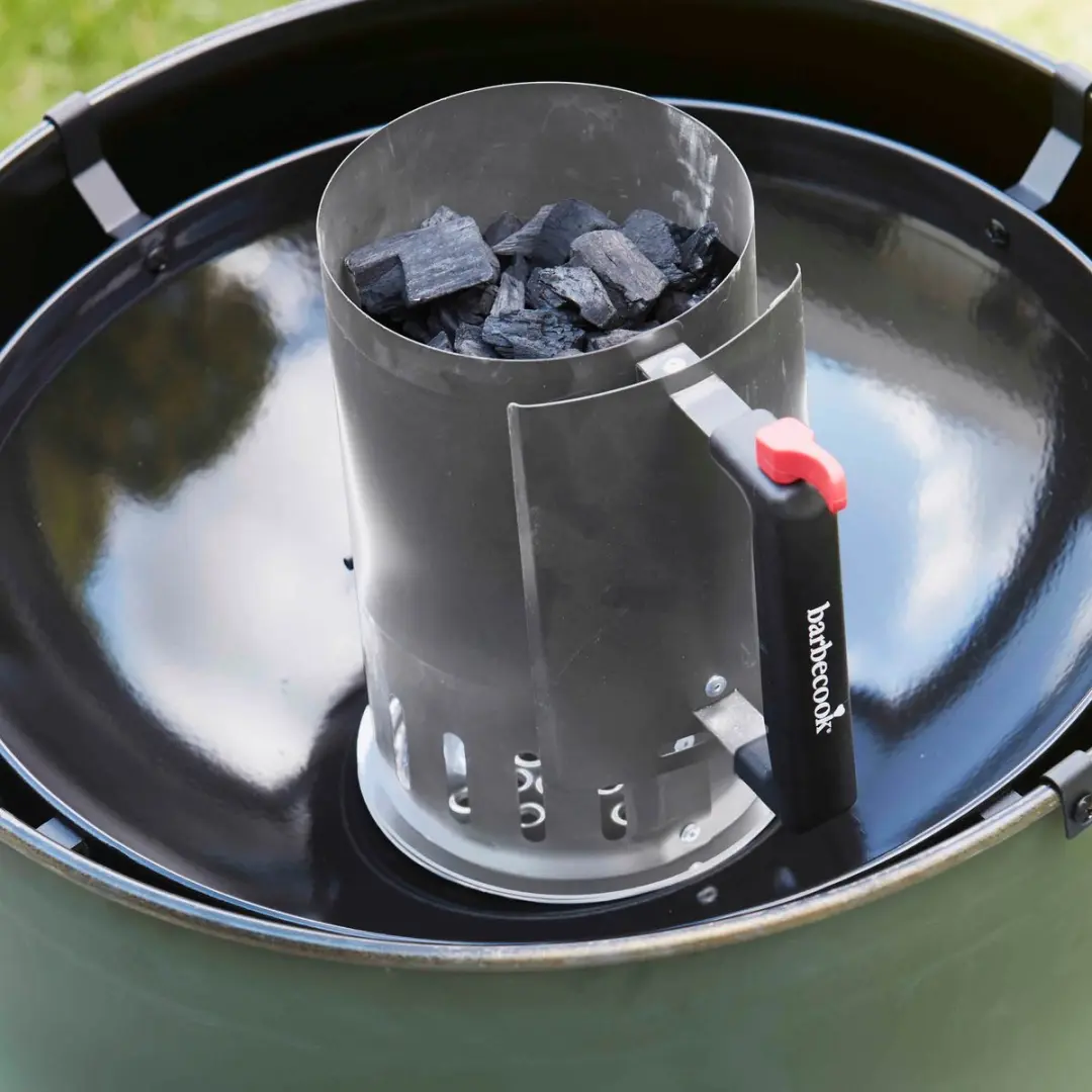 Barbecook Safe Drop Brikettenstarter RVS - Ø16,5x27,5cm