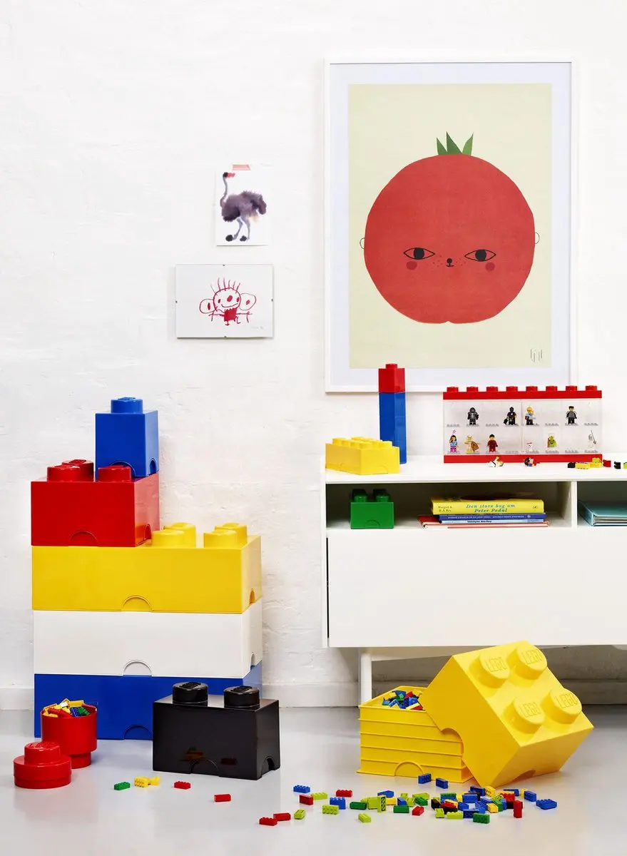 LEGO Brick 1 Opbergbox - Blauw - afbeelding 6 van 6