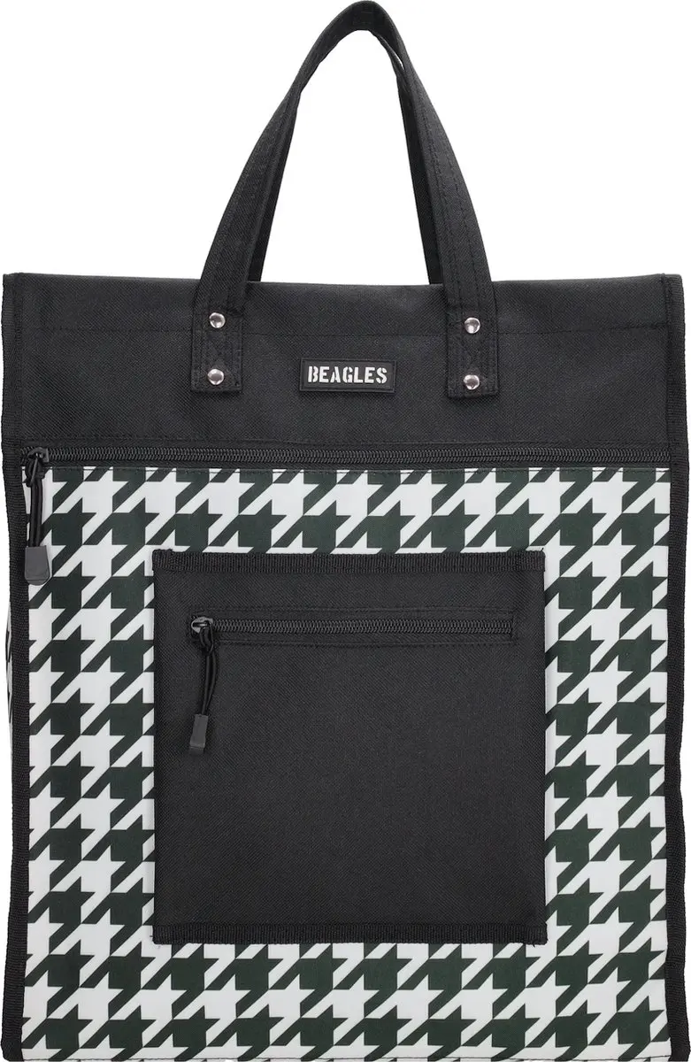 Beagles Shop & Go Boodschappentas Pied-de-Poule