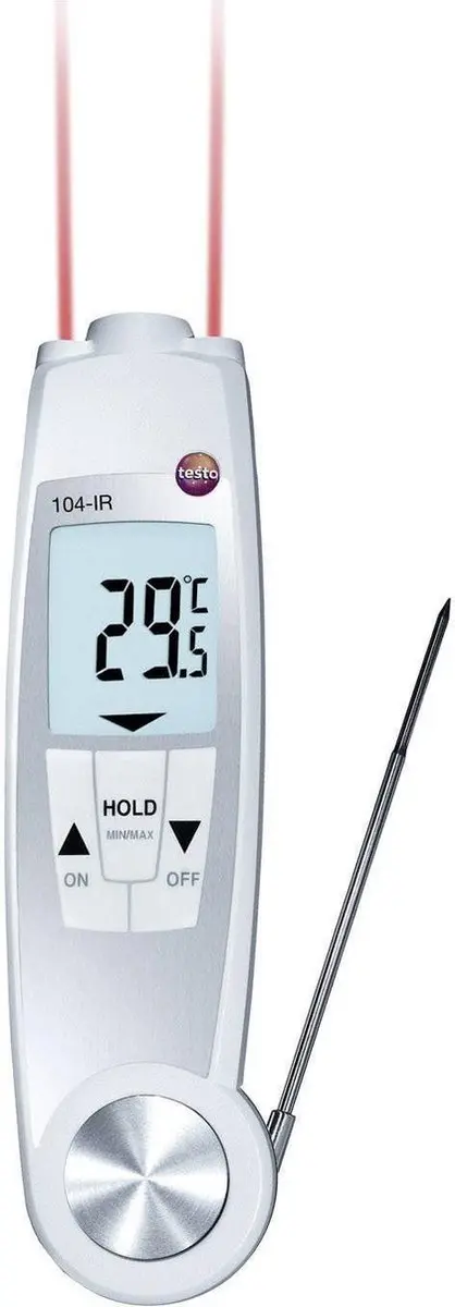 Testo 104-IR Insteekthermometer -50 tot 250°C