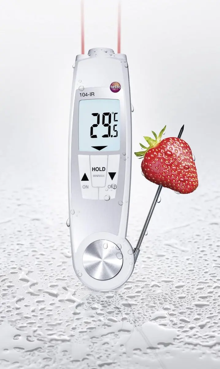 Testo 104-IR Insteekthermometer -50 tot 250°C - Contactloos
