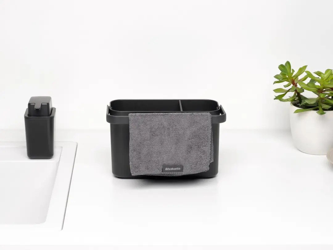 Brabantia SinkSide Aanrecht Organizer - Vaatdoekhouder Dark Grey