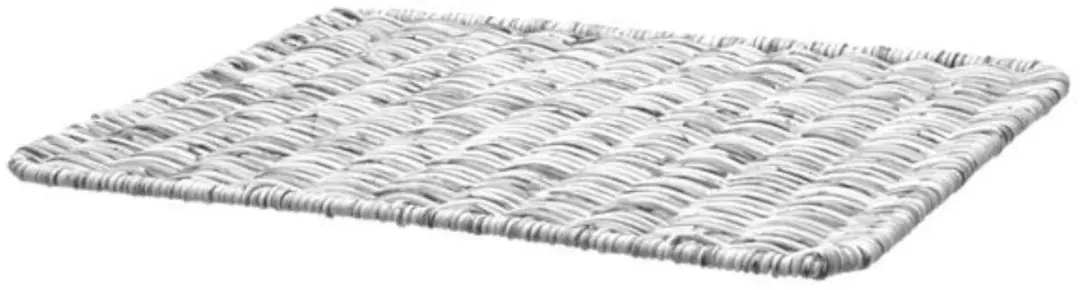 HENDI Broodmand 426524 - Roestvrijstaal - 400x300x50mm - Lichtgrijs