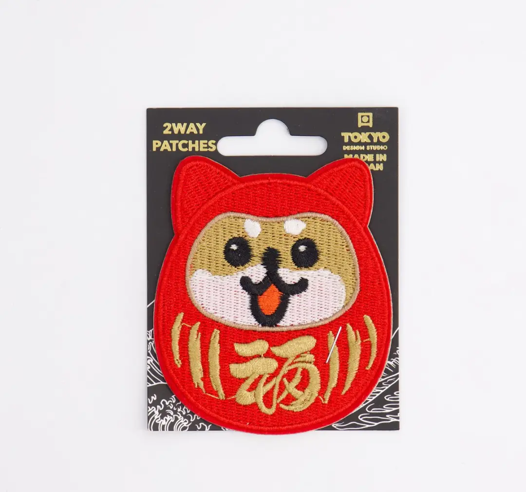Tokyo Design Studio Daruma Shiba Dog Patch