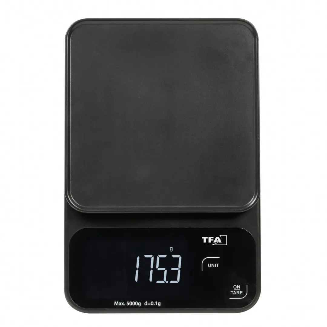 TFA Dostmann Cookie Keukenweegschaal 5kg - Zwart