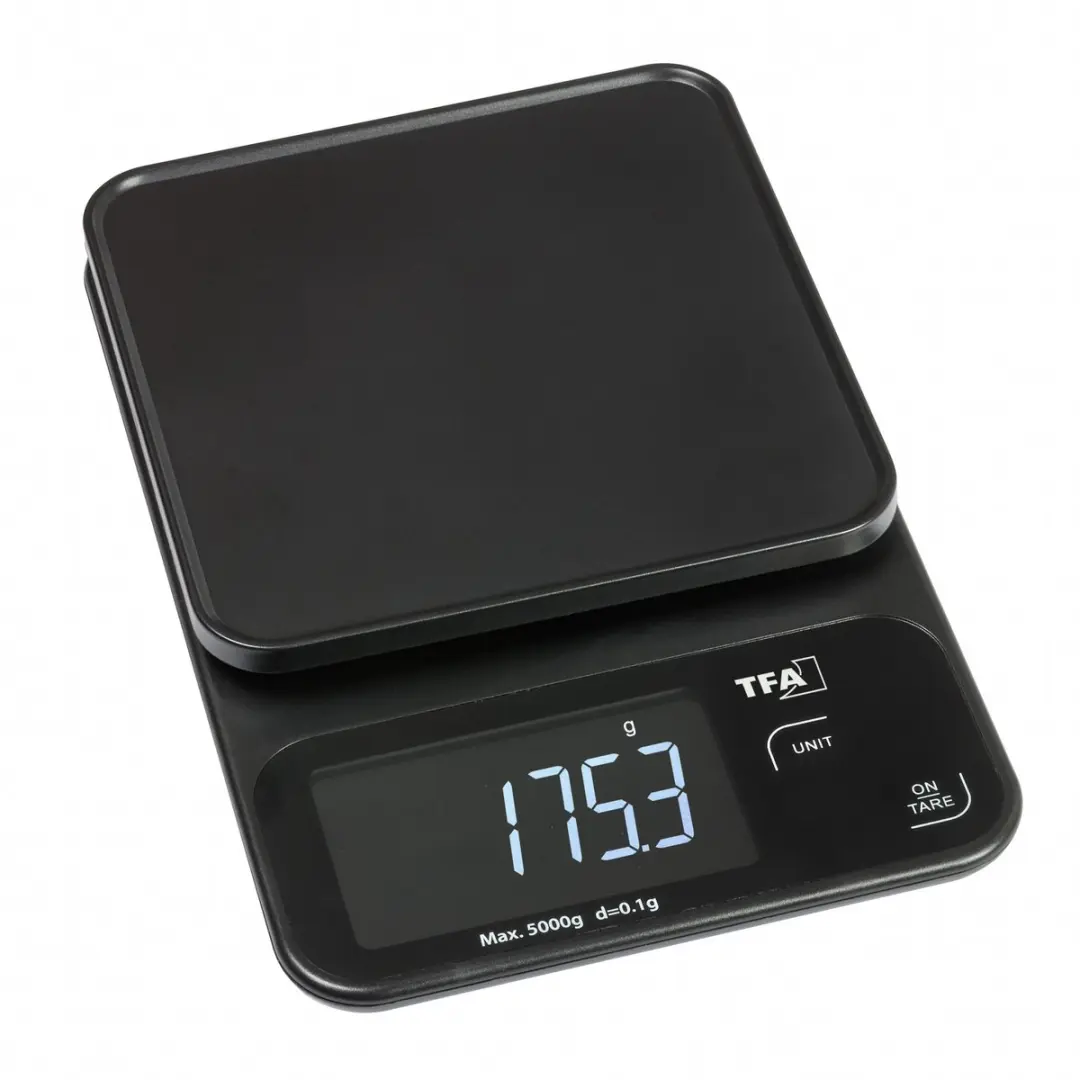 TFA Dostmann Cookie Keukenweegschaal 5kg - Zwart