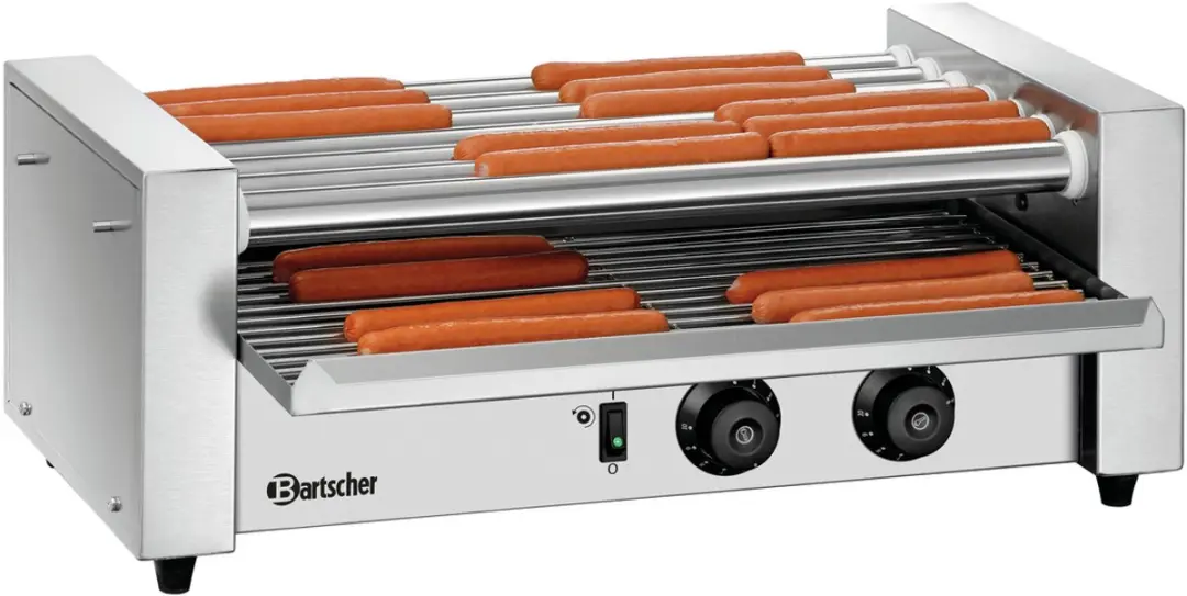 Bartscher Worstjesrolgrill 104922 - 7 Platen - RVS