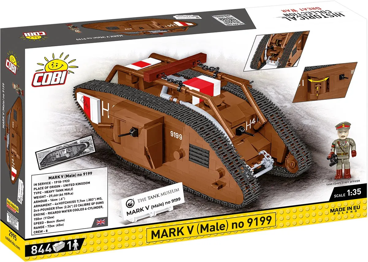 Cobi 2995 Mark V - 844 Stukken - Meerkleurig