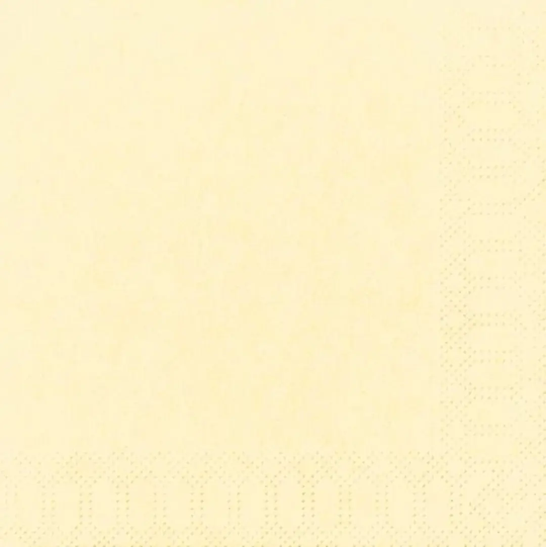 Duni - Servetten Cream 3-laags tissue 33 x 33 cm