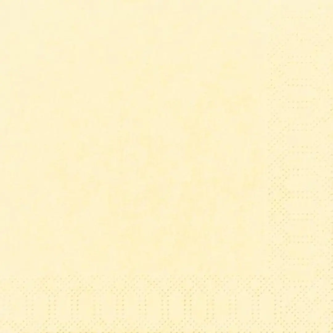 Duni - Servetten Cream 3-laags tissue 33 x 33 cm