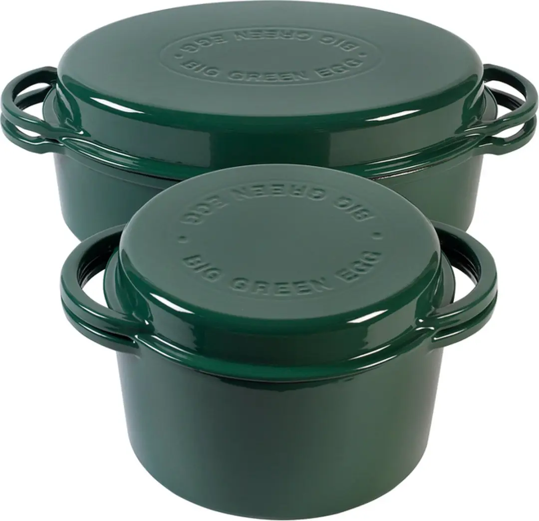 Big Green Egg Dutch Oven 5,2L - 35cm - Groen/Zwart