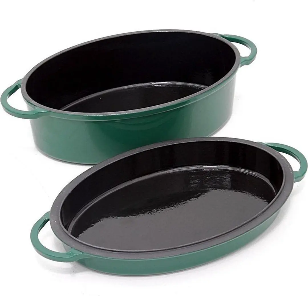 Big Green Egg Dutch Oven 5,2L - 35cm - Groen/Zwart