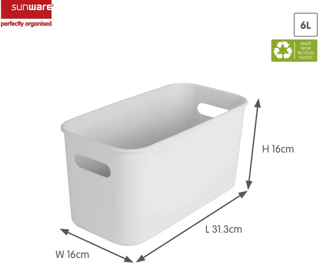Sunware Sigma Home Cube Box 6L - Wit