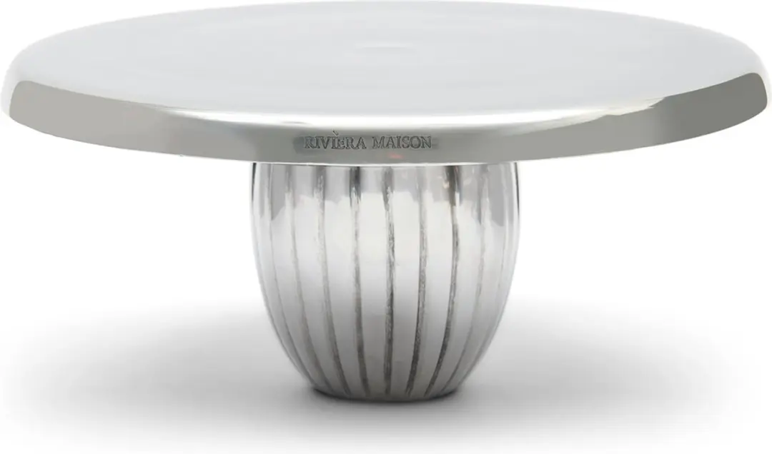 Riviera Maison Taartplateau Zilver 30cm
